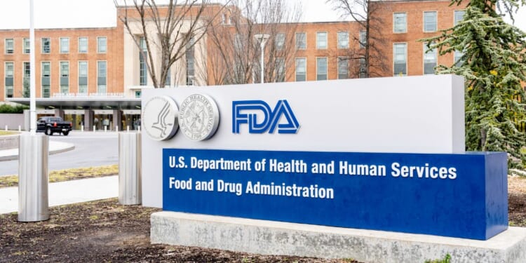 The FDA sign at its headquarters in Washington, D.C., on Jan. 13, 2020.