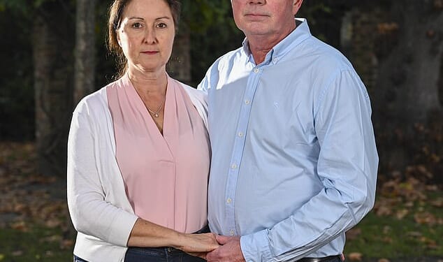 Martin Holland, pictured with his wife, Lisa, said he will 'never accept' that 'no-one is accountable' for the death of his 81-year-old mother, Helen