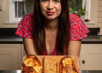 Sarah Rainey tries out the new M&S Pan de Cristal Bread alongside the tomato and olive oil topping