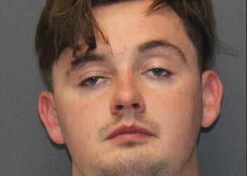 The suspect (pictured), who was also seriously injured in the crash, was originally named by US police as Steven Hall, 28, of Waltham Cross, Hertfordshire