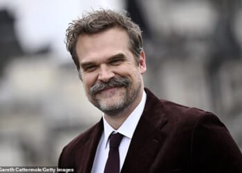 David Harbour was notably absent from the Stranger Things series five premiere in London on Thursday night while the rest of the cast were out in force