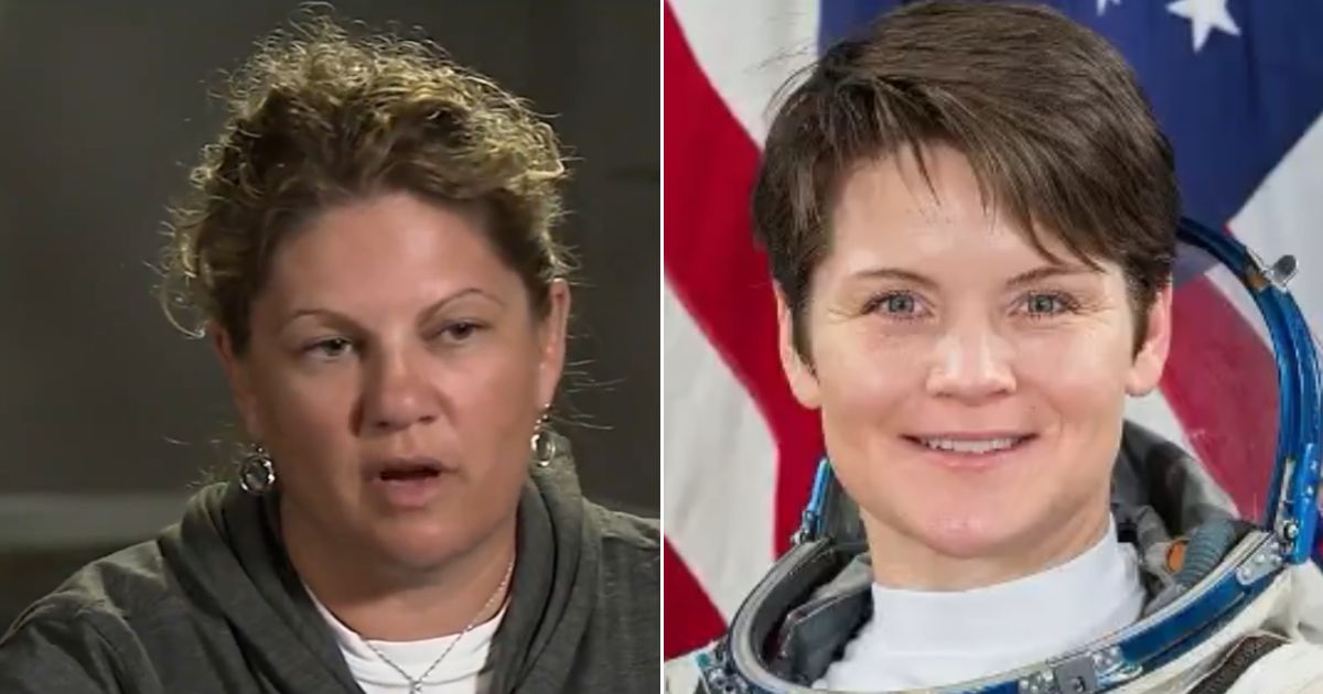 Summer Heather Worden, left, pleaded guilty to lying to investigators, saying her astronaut spouse, Anne McClain, illegally accessed her bank account from space.
