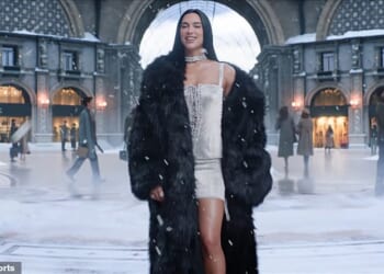 NBC has risked the wrath of Americans by using British pop star Dua Lipa for a Team USA ad