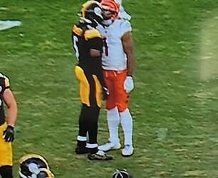 Jalen Ramsey (left) and Ja'Marr Chase clashed on Sunday