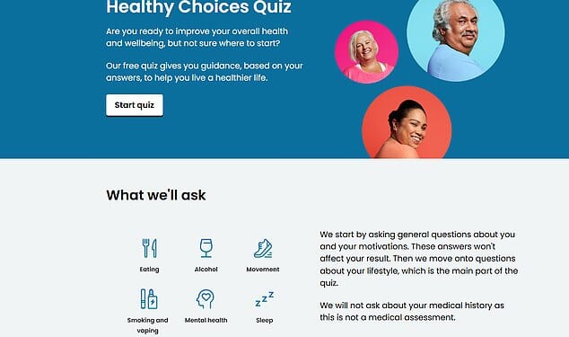 A new five-minute quiz has been launched to help boost millions of Briton's mood and energy
