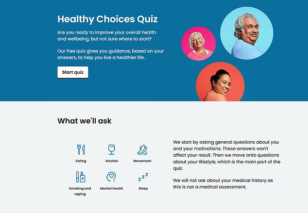 A new five-minute quiz has been launched to help boost millions of Briton's mood and energy