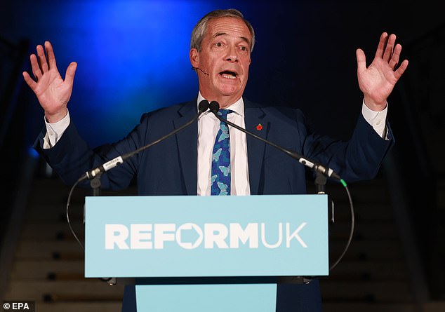 Nigel Farage says that Reform UK 'will be the real party of working people, standing up for alarm-clock Britain'