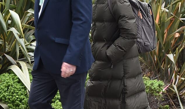 The strain of a formal investigation over bullying accusations appeared to be taking its toll on BBC Breakfast's Naga Munchetty today as she left the studio accompanied by a security guard