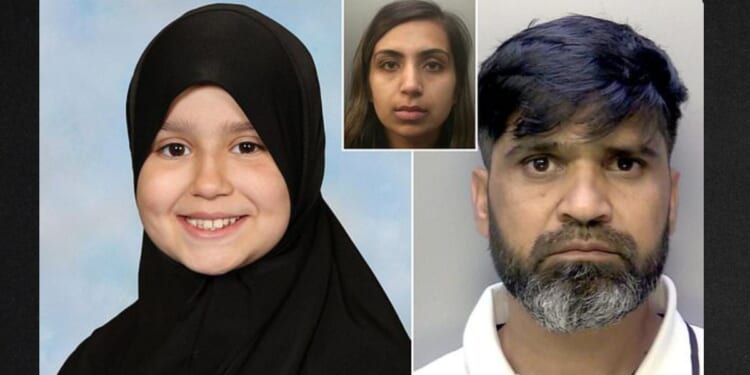 Sara Sharif, 10, left, reportedly died at the hands of her father, Urfan Sharif, right, and her stepmother, Beinash Batool.