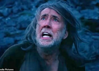 Critics were largely negative on The Carpenter's Son, a biblical horror film starring Nicolas Cage as Joseph, the father of Jesus; pictured in The Carpenter's Son