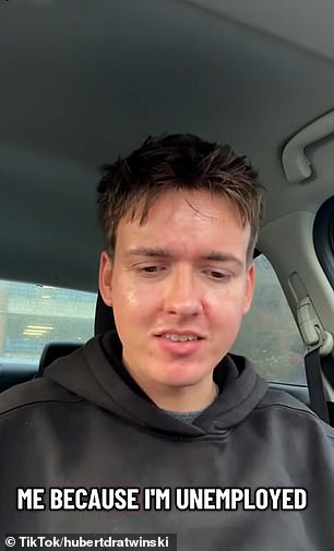 Mr Dratwinski has recently graduated from university and is looking for work