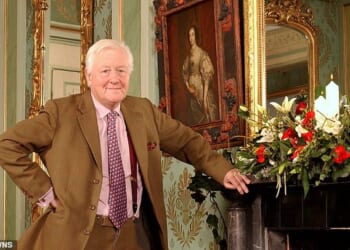 Sir Benjamin Slade, pictured, is offering £50,000-a-year to find a bride who must be 'a good breeder' to ensure he is not the last of the Slade baronets