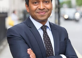 Deadly headlights warning: Dr Romesh Angunawela, consultant ophthalmic surgeon at London’s OCL Vision clinic and at Moorfields Eye Hospital, says that 'it's only a matter of time before headlight glare has deadly consequences'