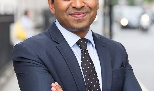 Deadly headlights warning: Dr Romesh Angunawela, consultant ophthalmic surgeon at London’s OCL Vision clinic and at Moorfields Eye Hospital, says that 'it's only a matter of time before headlight glare has deadly consequences'