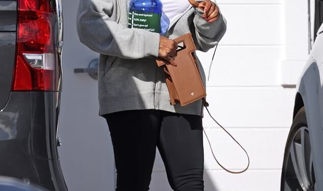Oprah Winfrey was spotted leaving a gym session over the weekend in Los Angeles