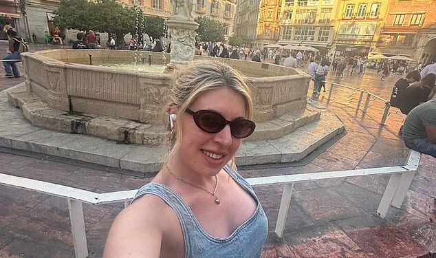 Hayley Minn (pictured in Malaga) reveals her pick of the top Black Friday deals on travel accessories