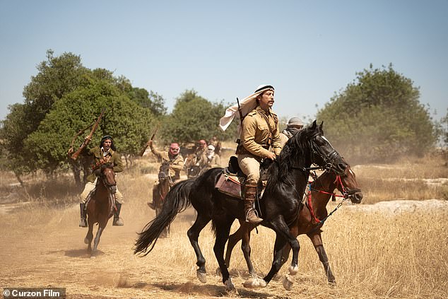 Website magazine Middle East Eye says Palestine 36 (pictured) ¿details the crimes and duplicity of British officials in Palestine in the 1930s... British soldiers are shown killing innocent people and burning entire villages'