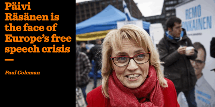 Päivi Räsänen is the face of Europe’s free speech crisis | Paul Coleman