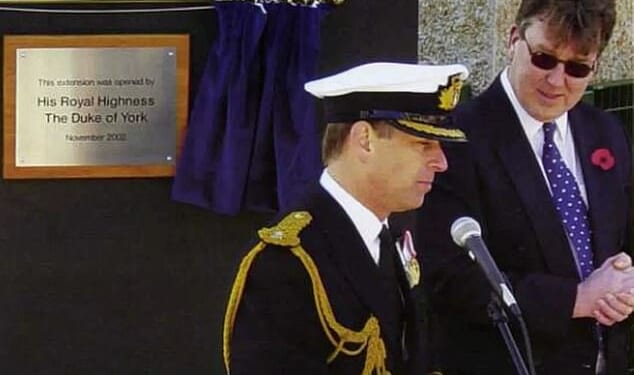 Four plaques on the Falkland Islands that were unveiled by the disgraced ex-prince Andrew Mountbatten-Windsor (pictured) have been removed following his fall from grace