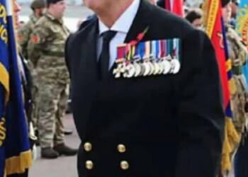 Police arrest man after 'fake admiral' turned up at Remembrance Sunday event
