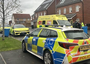 A pregnant woman died after suffering a medical episode at her home in Kirkby on Tuesday