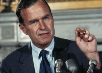 President George HW Bush learned about a 1964 alien incident after he left office