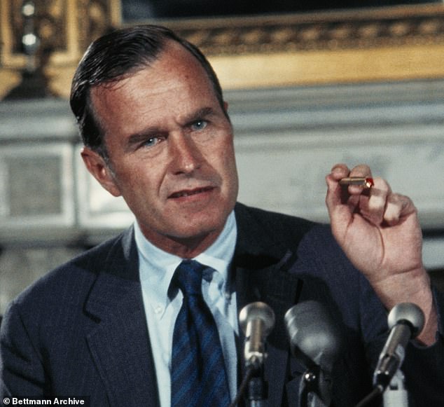 President George HW Bush learned about a 1964 alien incident after he left office