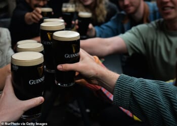 Soaring sales mean Guinness now accounts for a reputed one in every nine pints poured at British pubs