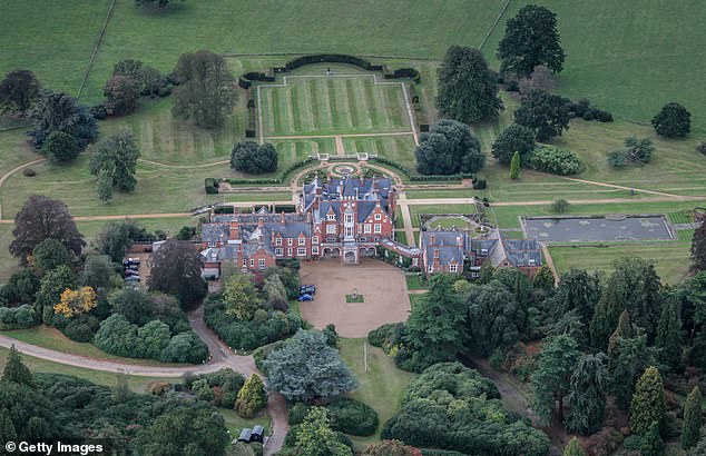 Edward, now titled as the Duke of Edinburgh, lives at Bagshot Park (pictured) and has been paying a peppercorn rent for the mansion in Surrey since 2007