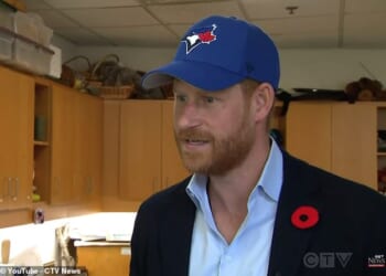 When asked by CTV News if there was anything he would like to say about the scandalous move, Harry said: 'Oh the LA Dodgers hat, hatgate. Firstly I would like to apologise to Canada for wearing it'