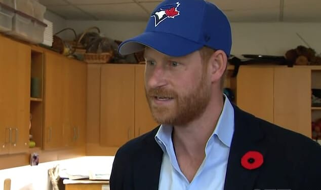 When asked by CTV News if there was anything he would like to say about the scandalous move, Harry said: 'Oh the LA Dodgers hat, hatgate. Firstly I would like to apologise to Canada for wearing it'