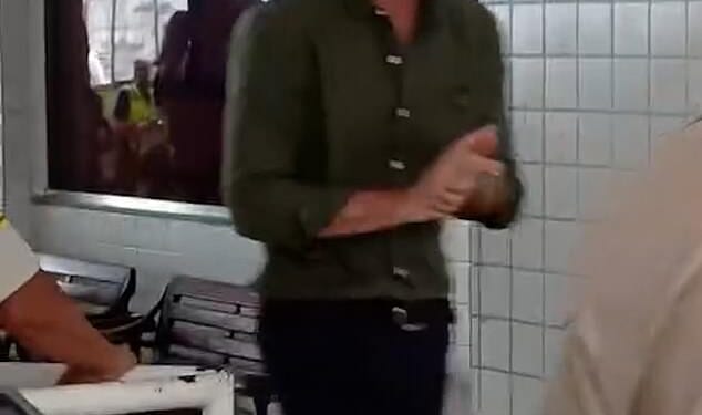 Prince William, 43, was seen taking a quick toilet break in public facilities while visiting Paquetá Island, located in Guanabara Bay, Brazil