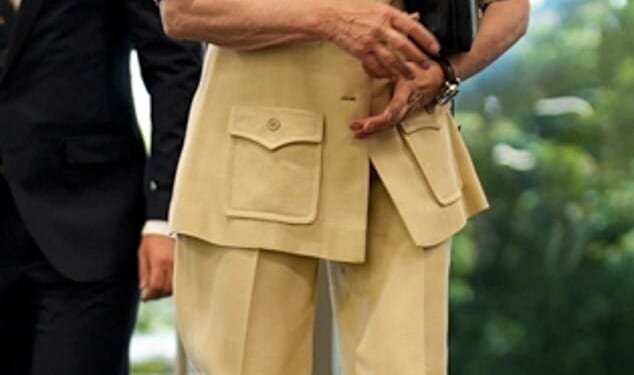 Princess Anne (pictured) has just concluded a whirlwind official visit on behalf on the monarchy to Australia and Singapore along with her husband, Vice Admiral Sir Tim Laurence