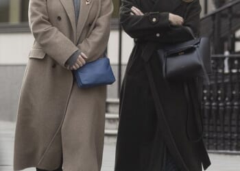 Princesses Beatrice and Eugenie were spotted together in London around the time the King formally stripped their father Andrew of his titles and his HRH