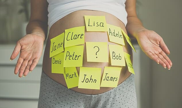 It appears a number of classic and once-popular names will not make the cut for most parents-to-be this year, according to the latest data by Babycentre (stock image)