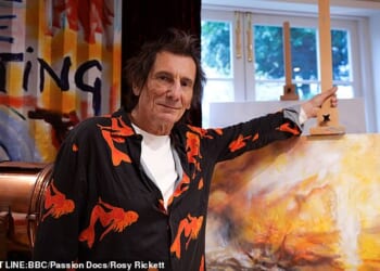 If you didn't watch Turner: The Secret Sketchbooks, you might be surprised to learn that the expert in question was Ronnie Wood of The Rolling Stones