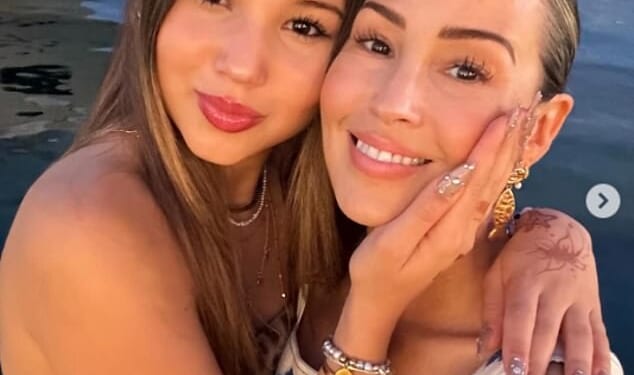 Rachel Stevens was every inch the proud mother as she celebrated her eldest daughter Amelie's 15th birthday on Sunday