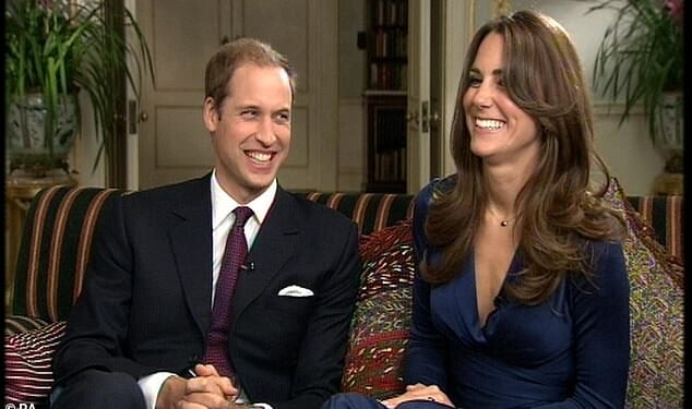 As the pair set down to share details about their engagement news with Tom Bradby, behind the scenes footage captured the moment William told his anxious fiancée to 'breathe' before Kate humorously responded: 'I'm not very good at that!'