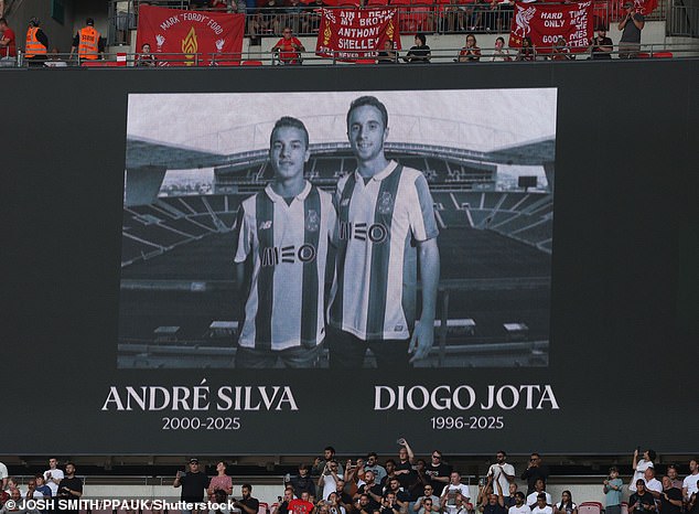 In an attempt to pay tribute to Andre Silva and Diogo Jota, Real Madrid inadvertently included the wrong photo