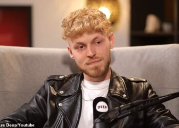 Loic De Marie (Pictured) said during a recent podcast interview that being a psychopath means he never deals with feelings of empathy, guilt, or remorse