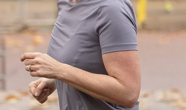 Rachel Reeves all but admitted yesterday that in her Budget this month she will break Labour ’s election manifesto promise not to raise income tax, National Insurance or VAT. She is pictured running in Hyde Park yesterday morning