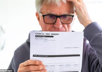 A potential council tax revaluation could mirror 'progressive' proposals in Wales and Scotland, with the Tories warning: 'Middle-class areas would be particularly hit' (file image)