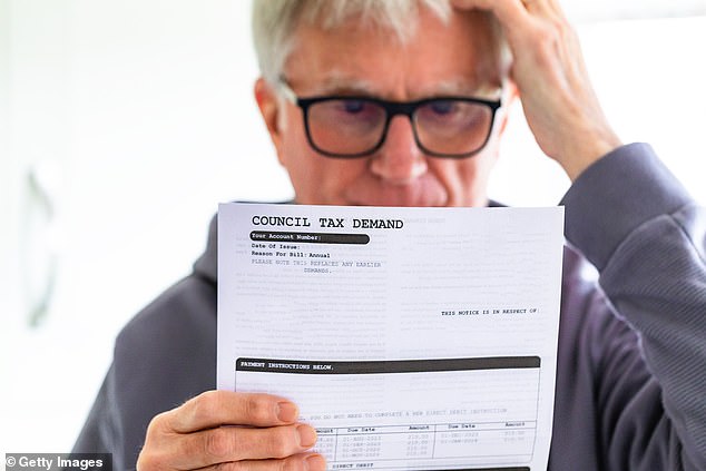 A potential council tax revaluation could mirror 'progressive' proposals in Wales and Scotland, with the Tories warning: 'Middle-class areas would be particularly hit' (file image)