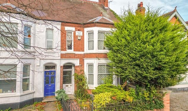 The unassuming property looks like just every other house on Manor Court Road in Nuneaton, at first glance