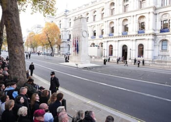 Remembrance Day LIVE: Veterans prepare to march past the Cenotaph after King Charles and Royal Family lay wreaths honouring those killed in conflict