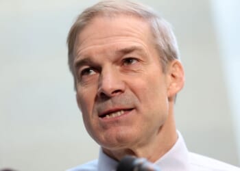 GOP Rep. Jim Jordan of Ohio, seen in a 2022 photo, said the Biden Department of Justice spied on him for over two years.