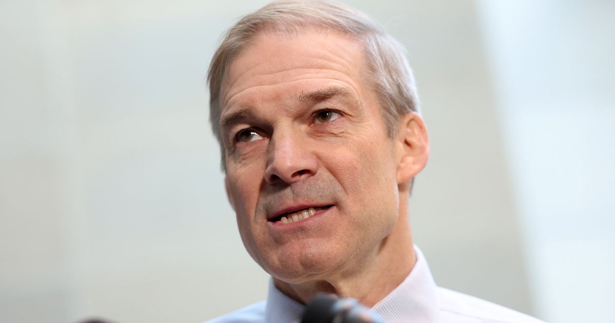 GOP Rep. Jim Jordan of Ohio, seen in a 2022 photo, said the Biden Department of Justice spied on him for over two years.