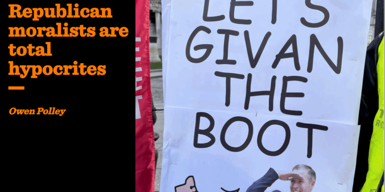 Republican moralists are total hypocrites | Owen Polley