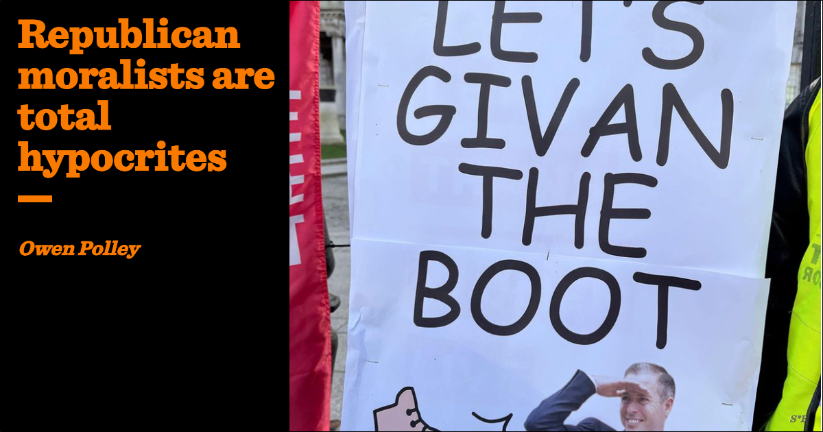 Republican moralists are total hypocrites | Owen Polley