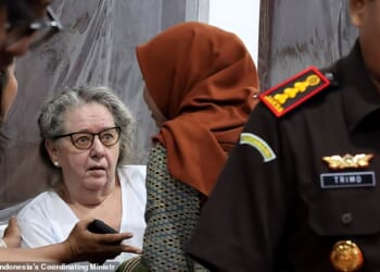 Drugs mule Lindsay Sandiford (pictured) , 69, was days from release in Bali before Indonesia suddenly tried to link her return to the UK repatriating Reynhard Sinaga, who raped 136 young men in Manchester